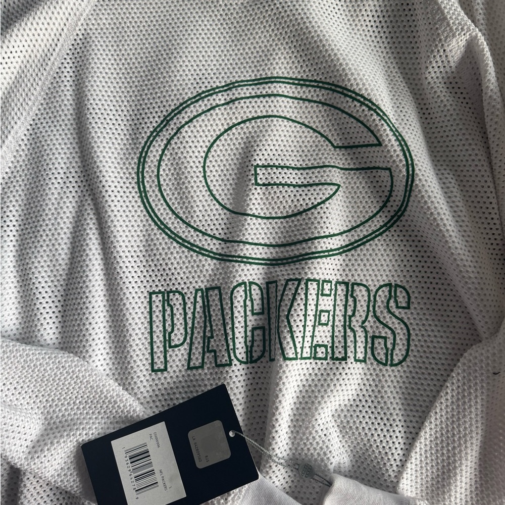 Green Bay Packers White Mesh Jersey